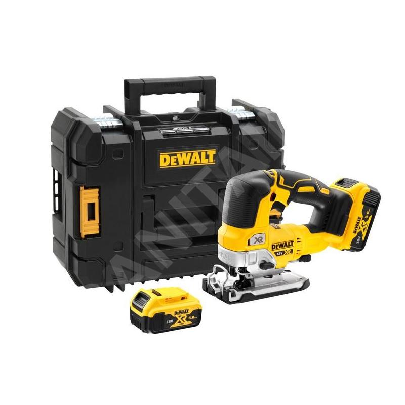 DeWALT Outillage - Scie sauteuse 18V AKU, 2x batterie 5.0 Ah XR, chargeur DCS334P2 DeWALT Outillage - Scie sauteuse 18V AKU, 2x batterie 5.0 Ah XR, chargeur DCS334P2