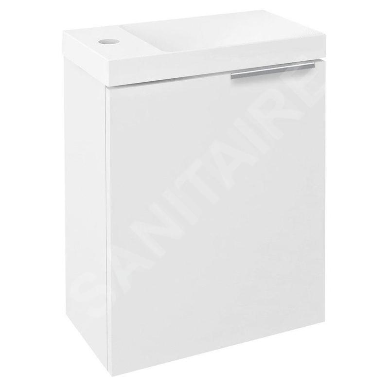 Sapho Latus - Meuble-vasque 394x500x220 mm, 1 porte, blanc LT110-3030