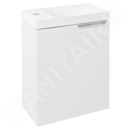 Sapho Latus - Meuble-vasque 394x500x220 mm, 1 porte, blanc LT110-3030