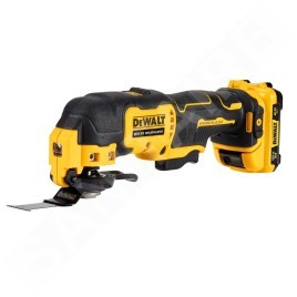 DeWALT Outillage - Multi-ponceuse oscillante sans fil 12V avec accessoires, 2 batteries XR 2,0 Ah, chargeur DCS353D2