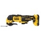 DeWALT Outillage - Multi-ponceuse oscillante sans fil 12V avec accessoires, 2 batteries XR 2,0 Ah, chargeur DCS353D2