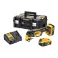 DeWALT Outillage - Meuleuse oscillante sans charbon AKU 18V avec accessoires, 2 batteries XR de 5,0 Ah, chargeur DCS356P2 DeWALT Outillage - Meuleuse oscillante sans charbon AKU 18V avec accessoires, 2 batteries XR de 5,0 Ah, chargeur DCS356P2