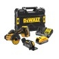 DeWALT Outillage - Meuleuse universelle sans fil 18V, 2 batteries 1.7 Ah POWERSTACK, chargeur DCS438E2T
