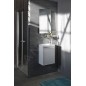 Sapho Latus - Meuble-vasque 394x500x220 mm, 1 porte, blanc LT110-3030