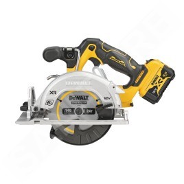 DeWALT Outillage - Scie circulaire sans fil 12V 140 mm, 2 batteries 5,0 Ah XR, chargeur DCS512P2
