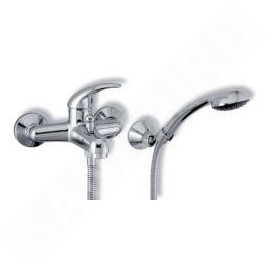 Novaservis Metalia 55 - Robinetterie de baignoire murale complète, chrome 55020,0