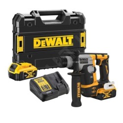 DeWALT Outillage - Marteau à percussion AKU 18V, 2 batteries 5,0 Ah XR, chargeur DCH172P2