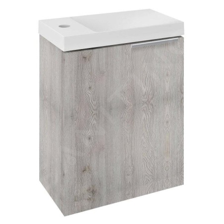 Sapho Latus - Meuble-vasque 394x500x220 mm, 1 porte, chêne Mocca LT110-1212