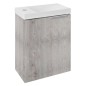 Sapho Latus - Meuble-vasque 394x500x220 mm, 1 porte, chêne Mocca LT110-1212 Sapho Latus - Meuble-vasque 394x500x220 mm, 1 porte, chêne Mocca LT110-1212