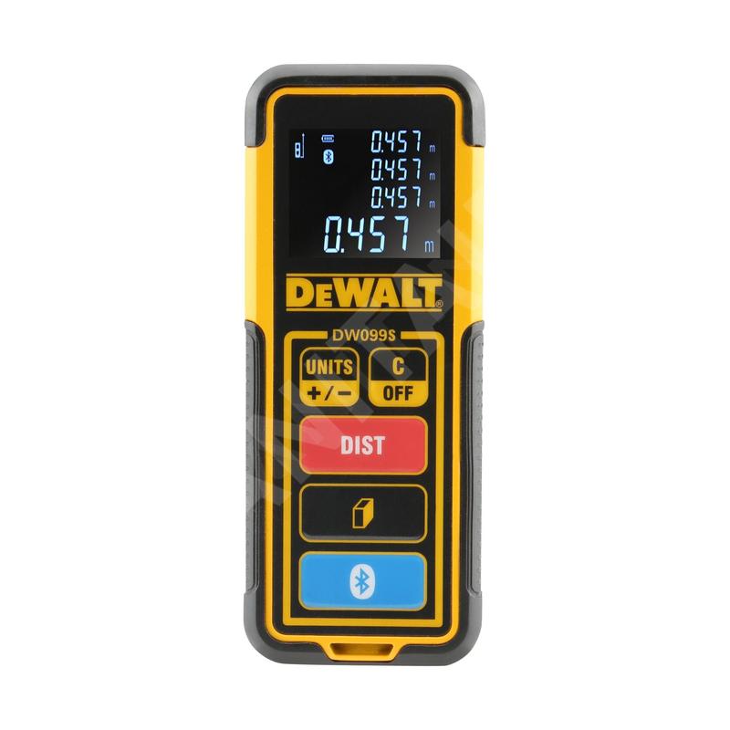 DeWALT Accessoires - Télémètre laser, portée de 30 m, Bluetooth DW099S