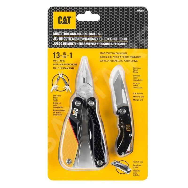 Caterpillar Outils - Set multifonction, pinces, couteau CT980269