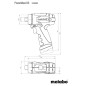 Metabo Outillage - Tournevis de perçage AKU 12V, 2x batterie 2 Ah, chargeur 600080500