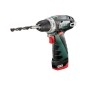 Metabo Outillage - Tournevis de perçage AKU 12V, 2x batterie 2 Ah, chargeur 600080500