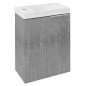 Sapho Latus - Meuble-vasque 394x500x220 mm, 1 porte (gauche/droite), chêne argenté LT110-1111 Sapho Latus - Meuble-vasque 394x500x220 mm, 1 porte (gauche/droite), chêne argenté LT110-1111
