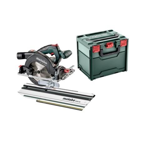 Metabo Outillage - Scie circulaire sans fil 18V 165 mm, rail de guidage, sans batterie ni chargeur 691195000