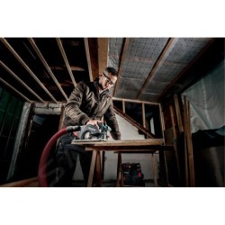 Metabo Outillage - Scie circulaire sans fil 18V 165 mm, rail de guidage, sans batterie ni chargeur 691195000