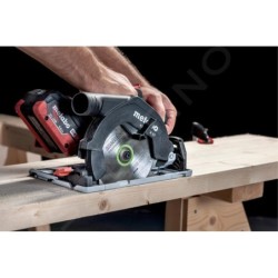 Metabo Outillage - Scie circulaire sans fil 18V 165 mm, rail de guidage, sans batterie ni chargeur 691195000