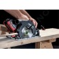 Metabo Outillage - Scie circulaire sans fil 18V 165 mm, rail de guidage, sans batterie ni chargeur 691195000