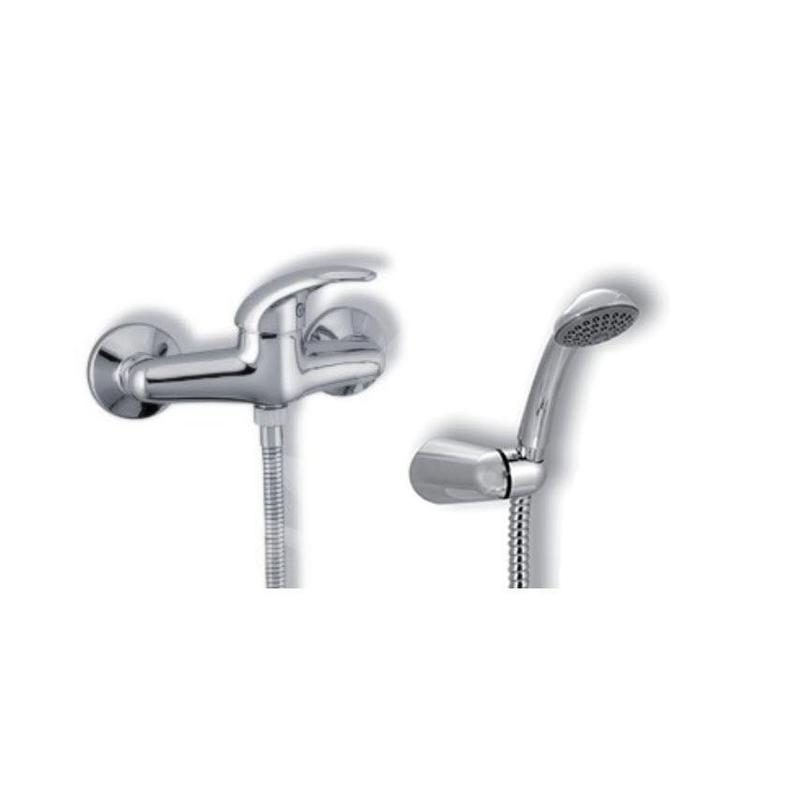 Novaservis Metalia 55 - Robinetterie de douche murale avec pommeau de douche, chrome 55060,0 Novaservis Metalia 55 - Robinetterie de douche murale avec pommeau de douche, chrome 55060,0