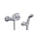 Novaservis Metalia 55 - Robinetterie de douche murale avec pommeau de douche, chrome 55060,0 Novaservis Metalia 55 - Robinetterie de douche murale avec pommeau de douche, chrome 55060,0