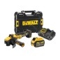 DeWALT Outillage - Meuleuse d'angle AKU 18V 125 mm, 1x batterie 6,0 Ah FLEXVOLT, chargeur DCG409VST1