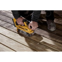 DeWALT Outillage - Ponceuse à bande sans fil 18V, sans batterie ni chargeur DCW220N
