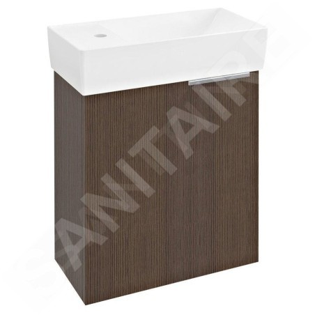 Sapho Latus - Meuble lavabo 440x500x220 mm, pin rustique LT090-1616