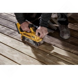 DeWALT Outillage - Ponceuse à bande 18V sans fil, 2 batteries XR de 5,0 Ah, chargeur DCW220P2