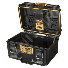 DeWALT Accessoires - Chargeur double 4A, pour batteries 18 V, dans coffret TOUGHSYSTEM DWST83471