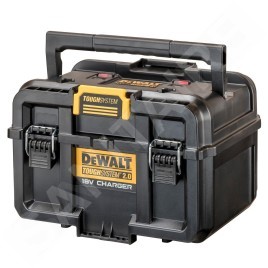DeWALT Accessoires - Chargeur double 4A, pour batteries 18 V, dans coffret TOUGHSYSTEM DWST83471