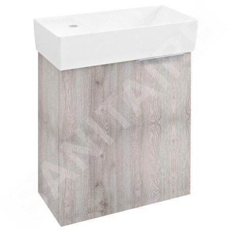 Sapho Latus - Meuble lavabo 440x500x220 mm, chêne Mocca LT090-1212