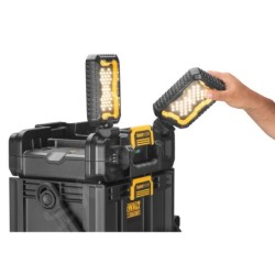 DeWALT Accessoires - Lampe de chantier sans fil LED avec coffret TOUGHSYSTEM DWST08061-1
