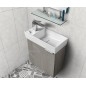 Sapho Latus - Meuble lavabo 440x500x220 mm, chêne Mocca LT090-1212 Sapho Latus - Meuble lavabo 440x500x220 mm, chêne Mocca LT090-1212