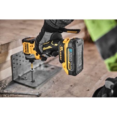 DeWALT Outillage - Set perceuse à percussion et clé à choc sans fil 18V,  2 batteries 5,0 Ah POWERSTACK, chargeur DCK2052H2T