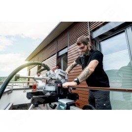 Metabo Outillage - 18V AKU Tronçonneuse et scie à onglets avec déplacement KGS 18 LTX BL 216, sans batterie 614216850