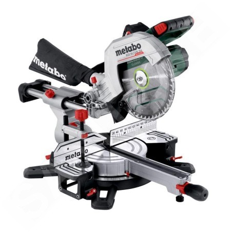Metabo Outillage - 18V AKU Tronçonneuse et scie à onglets avec déplacement KGS 18 LTX BL 254, 1x batterie 4,0 Ah, chargeur