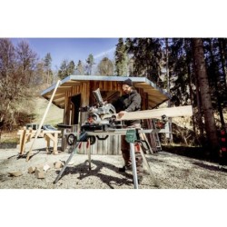 Metabo Outillage - 18V AKU Tronçonneuse et scie à onglets avec déplacement KGS 18 LTX BL 305, sans batterie 614305850