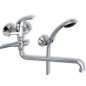 Novaservis Metalia 55 - Robinetterie de baignoire murale complète, chrome 55071,0 Novaservis Metalia 55 - Robinetterie de baignoire murale complète, chrome 55071,0