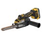 DeWALT Outillage - Lime à bande sans fil 18V, 2 batteries 1.7 Ah POWERSTACK, chargeur DCM200E2T