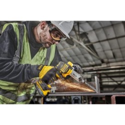DeWALT Outillage - Lime à bande sans fil 18V, 2 batteries 1.7 Ah POWERSTACK, chargeur DCM200E2T