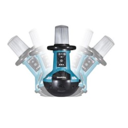Makita Accessoires - Lampe de chantier LED, alimentation sur secteur ou batterie LXT DEADML810