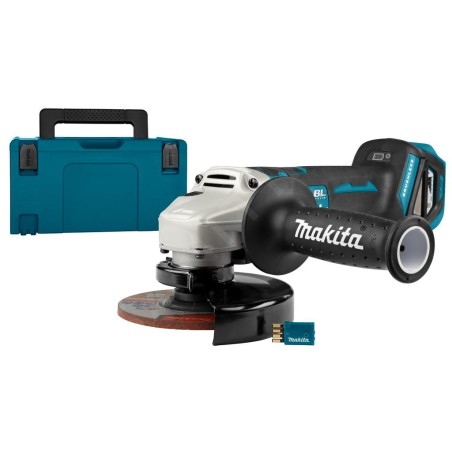 Makita Outillage - Meuleuse d'angle sans fil 18V 125 mm, sans batterie ni chargeur DGA518ZJU