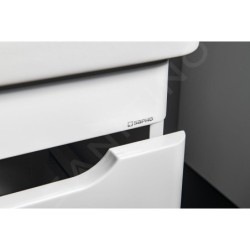 Sapho Ella - Meuble-vasque 464x650x380 mm, 2 tiroirs, blanc EL052-3030