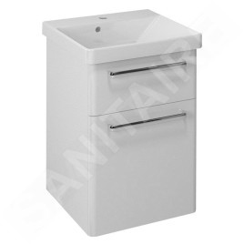 Sapho Theia - Meuble lavabo 464x700x442 mm, 2 tiroirs, blanc TH050-3030