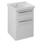 Sapho Theia - Meuble lavabo 464x700x442 mm, 2 tiroirs, blanc TH050-3030 Sapho Theia - Meuble lavabo 464x700x442 mm, 2 tiroirs, blanc TH050-3030