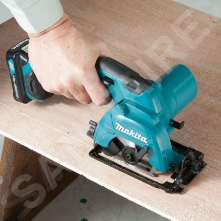 Makita Outillage - Scie circulaire sans fil 12V 85 mm, 2 batteries 4.0 Ah, chargeur HS301DSME
