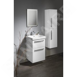 Sapho Theia - Meuble lavabo 464x700x442 mm, 2 tiroirs, blanc TH050-3030