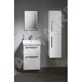 Sapho Theia - Meuble lavabo 464x700x442 mm, 2 tiroirs, blanc TH050-3030