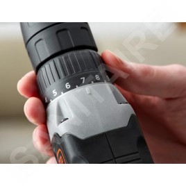BLACK+DECKER Outillage - Perceuse-visseuse sans fil 18 V, 2 batteries 1,5 Ah BCD001C2-QW