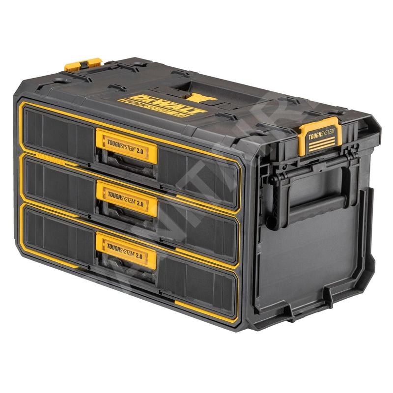 DeWALT Accessoires - Boîte à outils Tough System 2.0, 3 tiroirs DWST08330-1